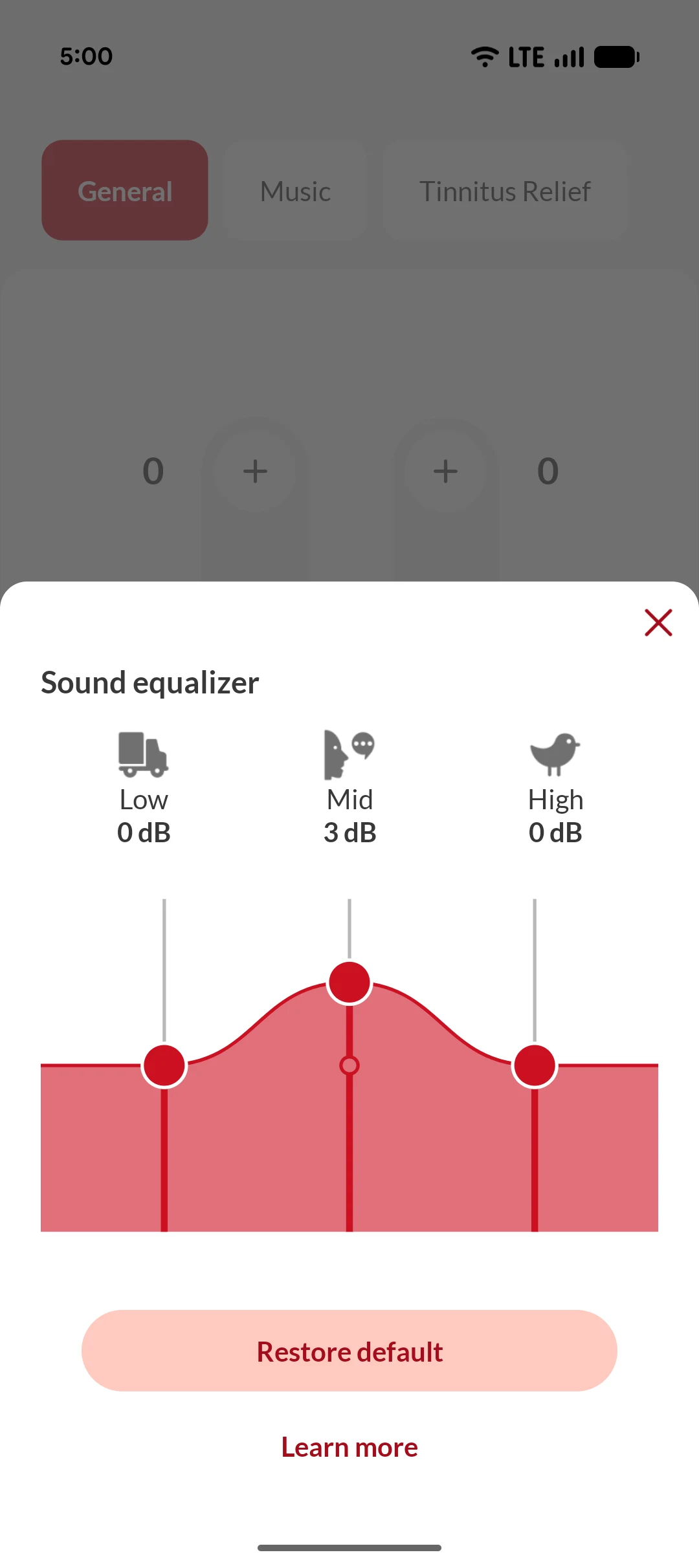 Bernafon App screenshot